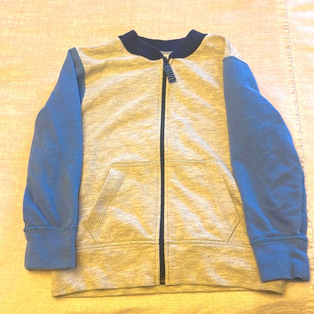 Cat & Jack boys zip up bomber style sweatshirt